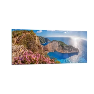 Obraz na skle - Moje velké řecké prázdniny - 100x40 cm