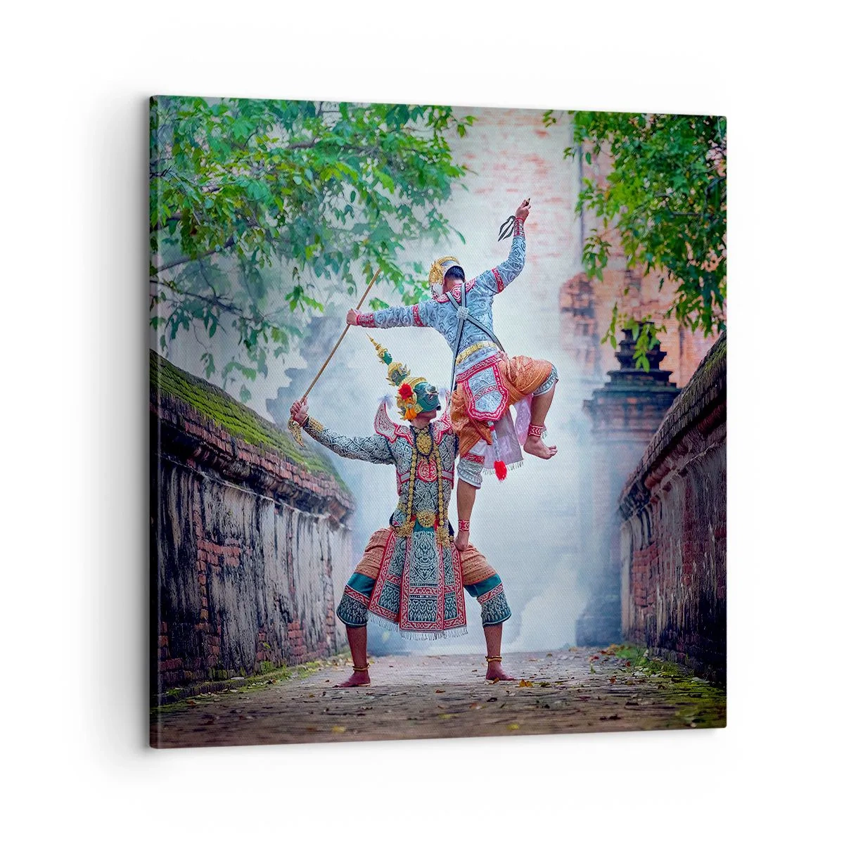 Obraz na plátně - Vražedně krásný tanec - 60x60 cm