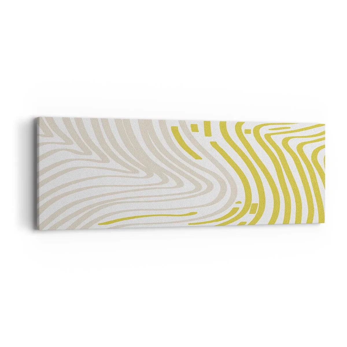 Obraz na plátně - Kompozice s mírným ohybem - 90x30 cm