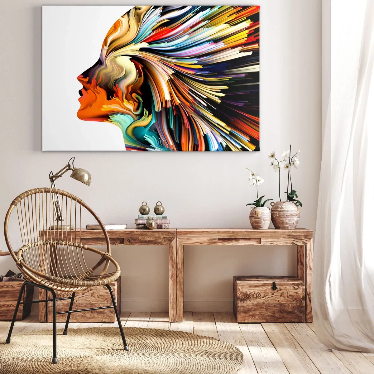 Obraz na plátně - Exploze představivosti - 100x70 cm