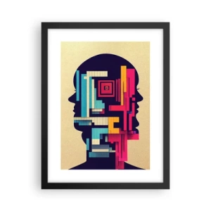 Plakát v černém rámu - Nové vazby - 30x40 cm