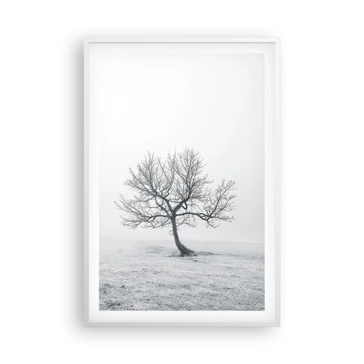 Plakát v bílém rámu - Proti nicotě - 61x91 cm