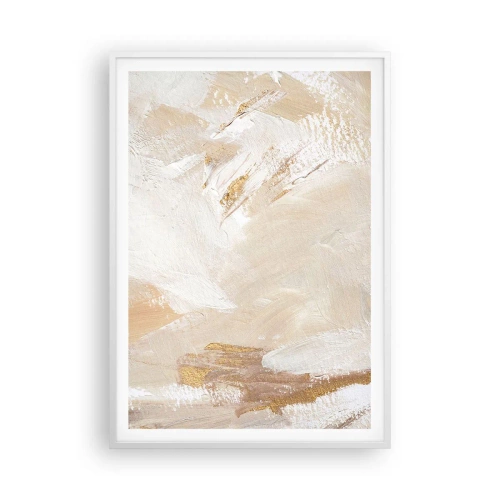 Plakát v bílém rámu - Pastelová kompozice - 70x100 cm