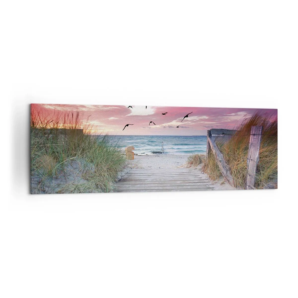 Obraz na plátně - Baltská imprese - 160x50 cm