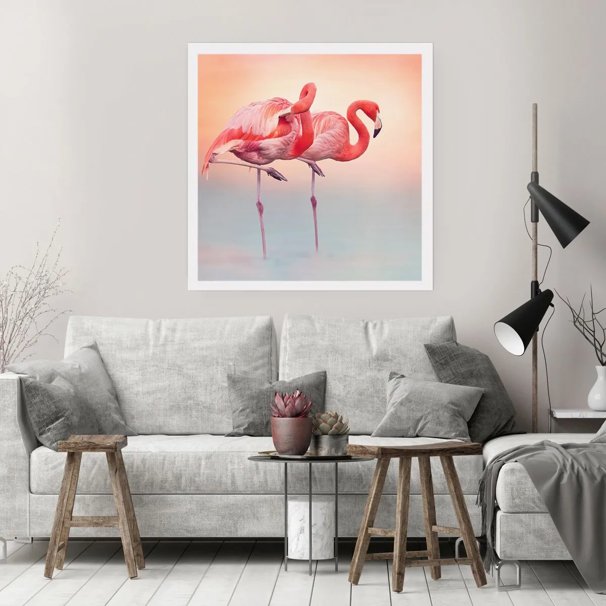 Plakát - V barvě zapadajícího slunce - 30x30 cm