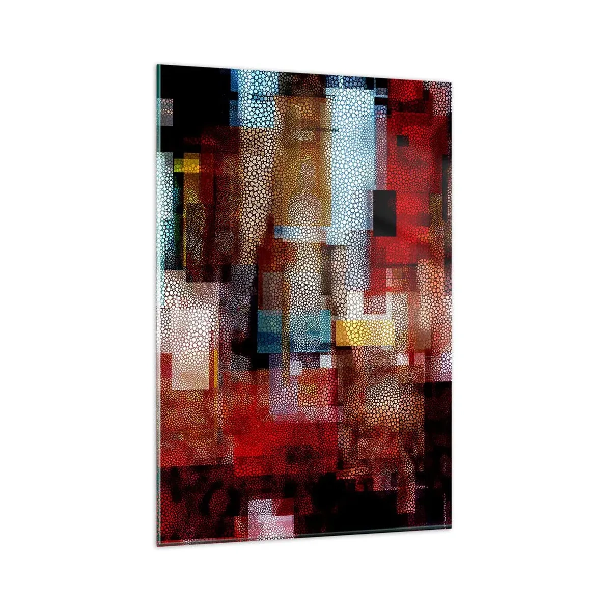 Obraz na skle - Chaos a zmatek - 80x120 cm