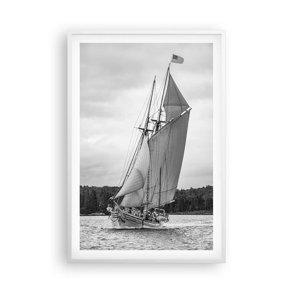 Plakát v bílém rámu - Bratři větru - 61x91 cm