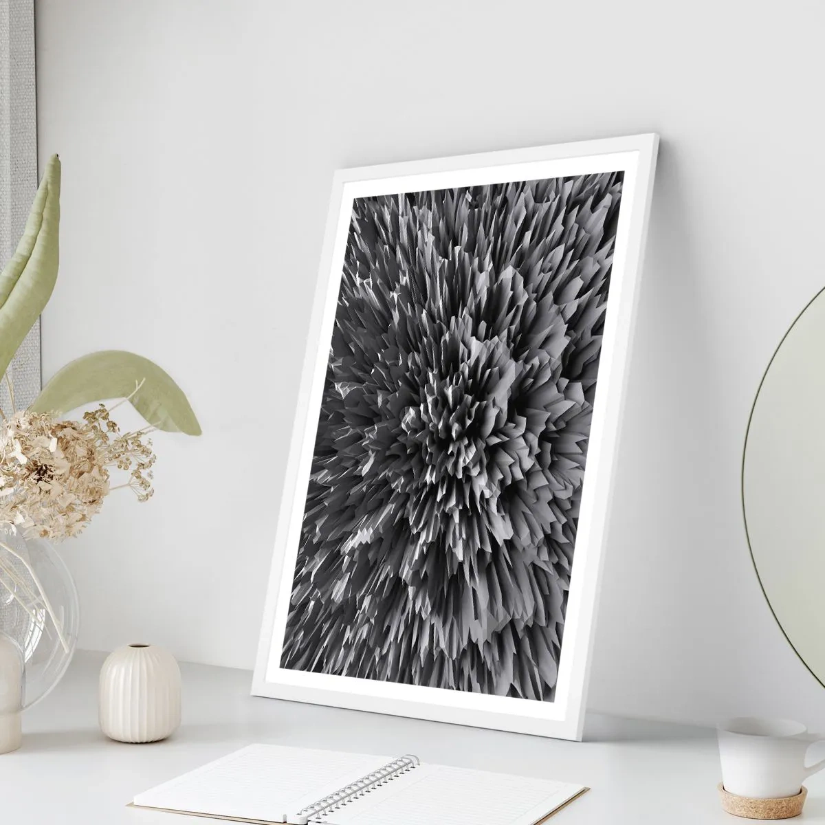 Plakát v bílém rámu - Ostřejší to už nebude - 70x100 cm
