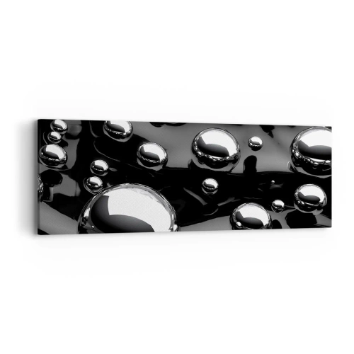 Obraz na plátně - Z černé tůně - 90x30 cm