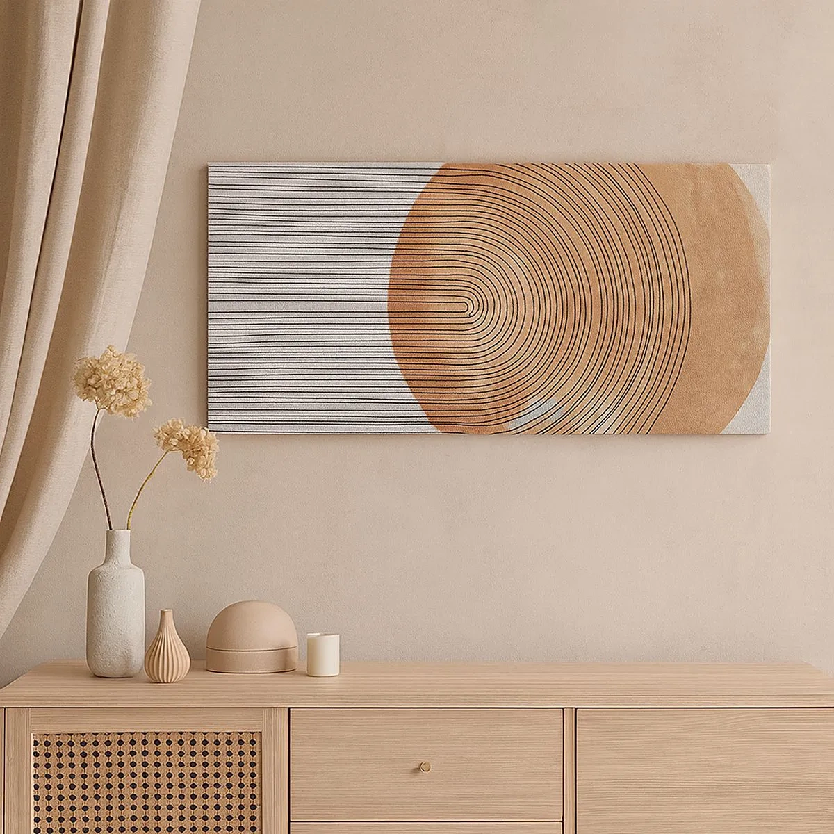 Obraz na plátně - Slunečná kompozice - 100x40 cm