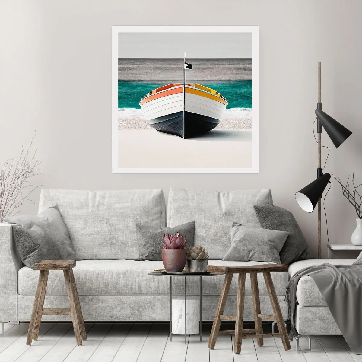 Plakát - Na správném místě - 50x50 cm