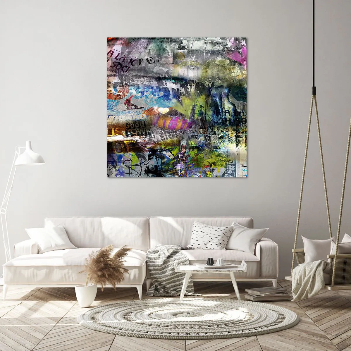 Obraz na plátně - Koláž vzpomínek - 50x50 cm