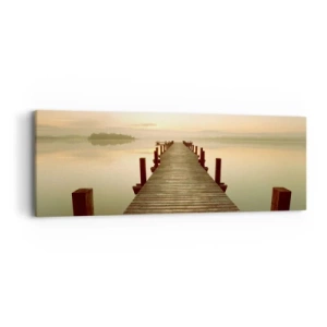 Obraz na plátně - Rozbřesk, svítání, světlo - 90x30 cm