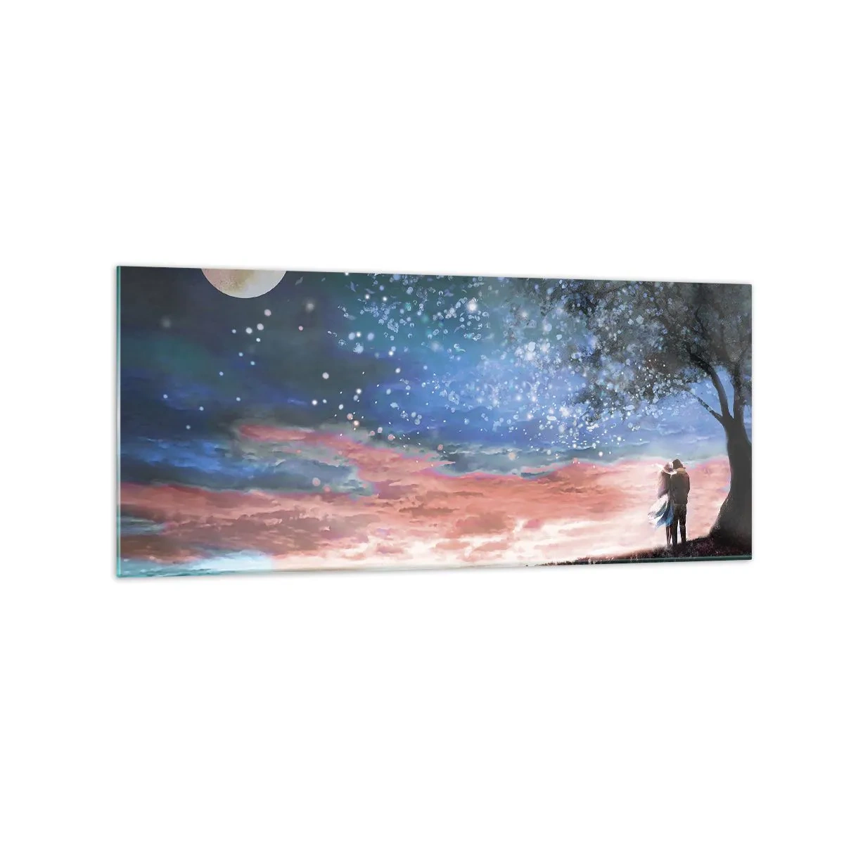 Obraz na skle - Hvězdicovité představení - 120x50 cm