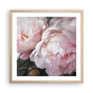 Plakát v rámu světlý dub - Uchytnuté v rozkvětu - 50x50 cm