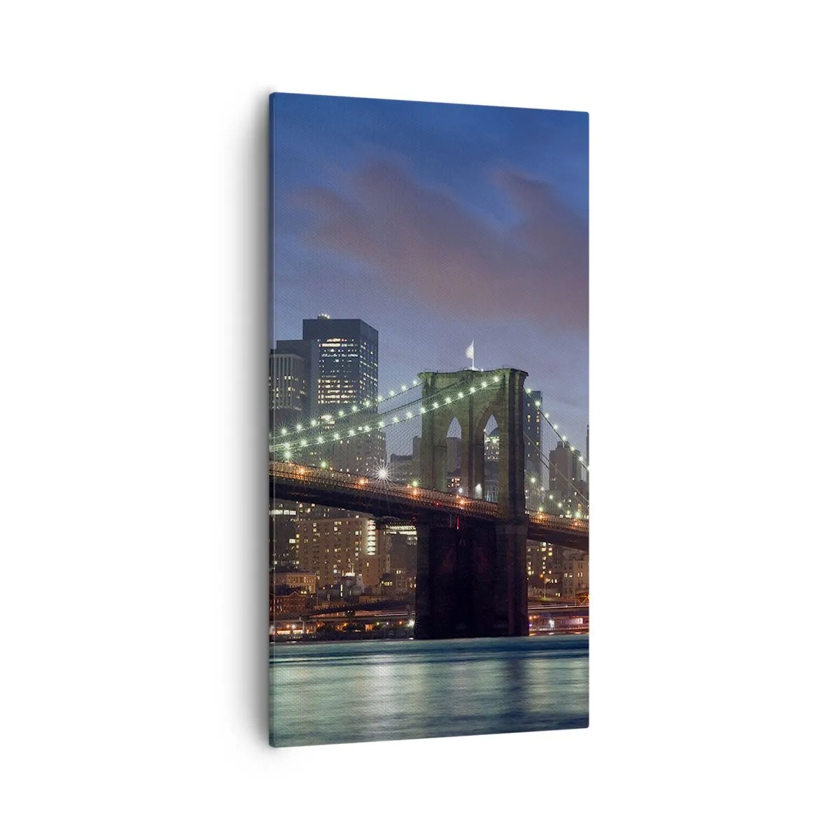 Obraz na plátně - Rozjařená noc - 55x100 cm