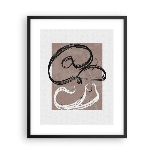 Plakát v černém rámu - Kompozice – hledání úplnosti - 40x50 cm