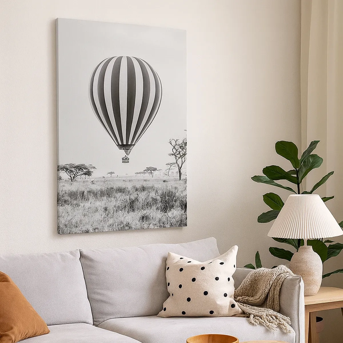 Obraz na plátně - Nad savanou - 50x70 cm