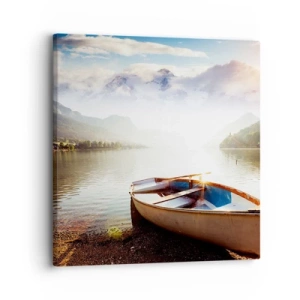 Obraz na plátně - U velké a čisté vody - 30x30 cm