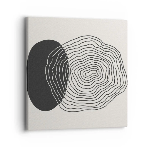 Obraz na plátně - Trvání a kmitání - 40x40 cm