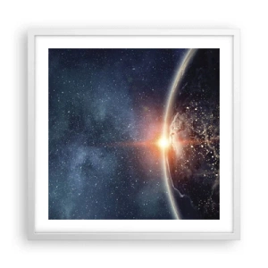 Plakát v bílém rámu - V nové perspektivě - 50x50 cm