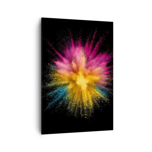 Obraz na plátně - Zrození barev - 70x100 cm