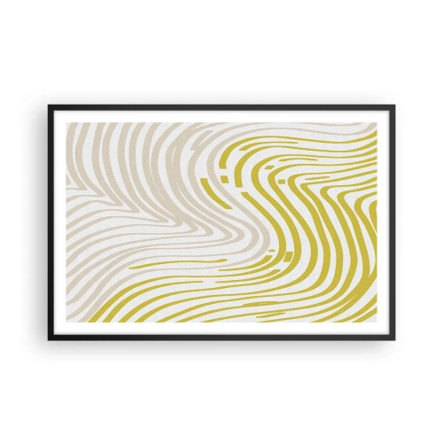 Plakát v černém rámu - Kompozice s mírným ohybem - 91x61 cm