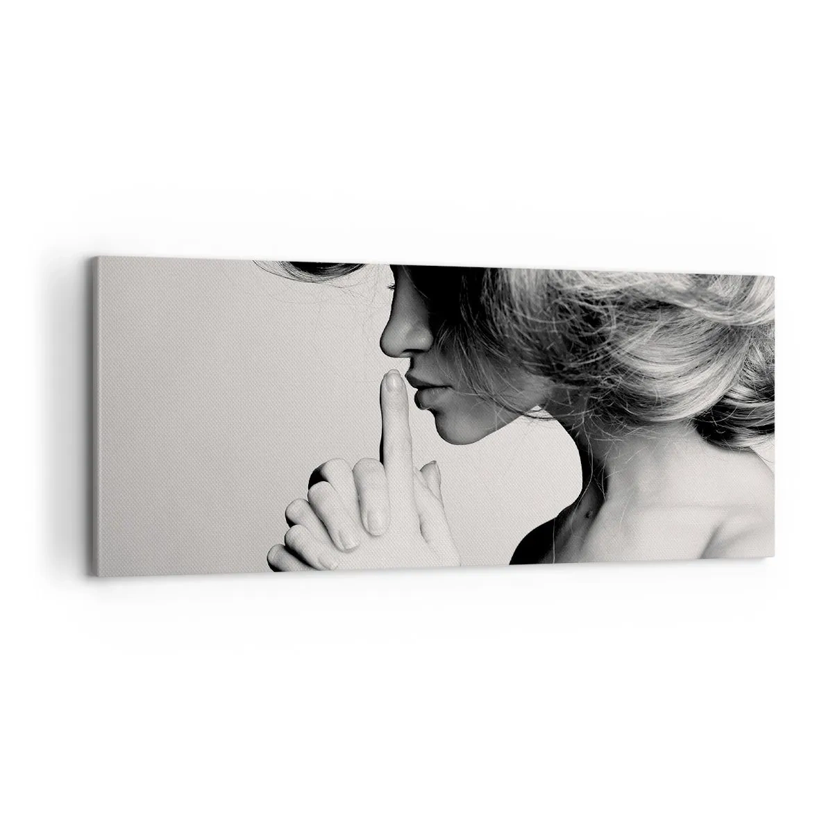 Obraz na plátně - Zahleděná do sebe - 100x40 cm