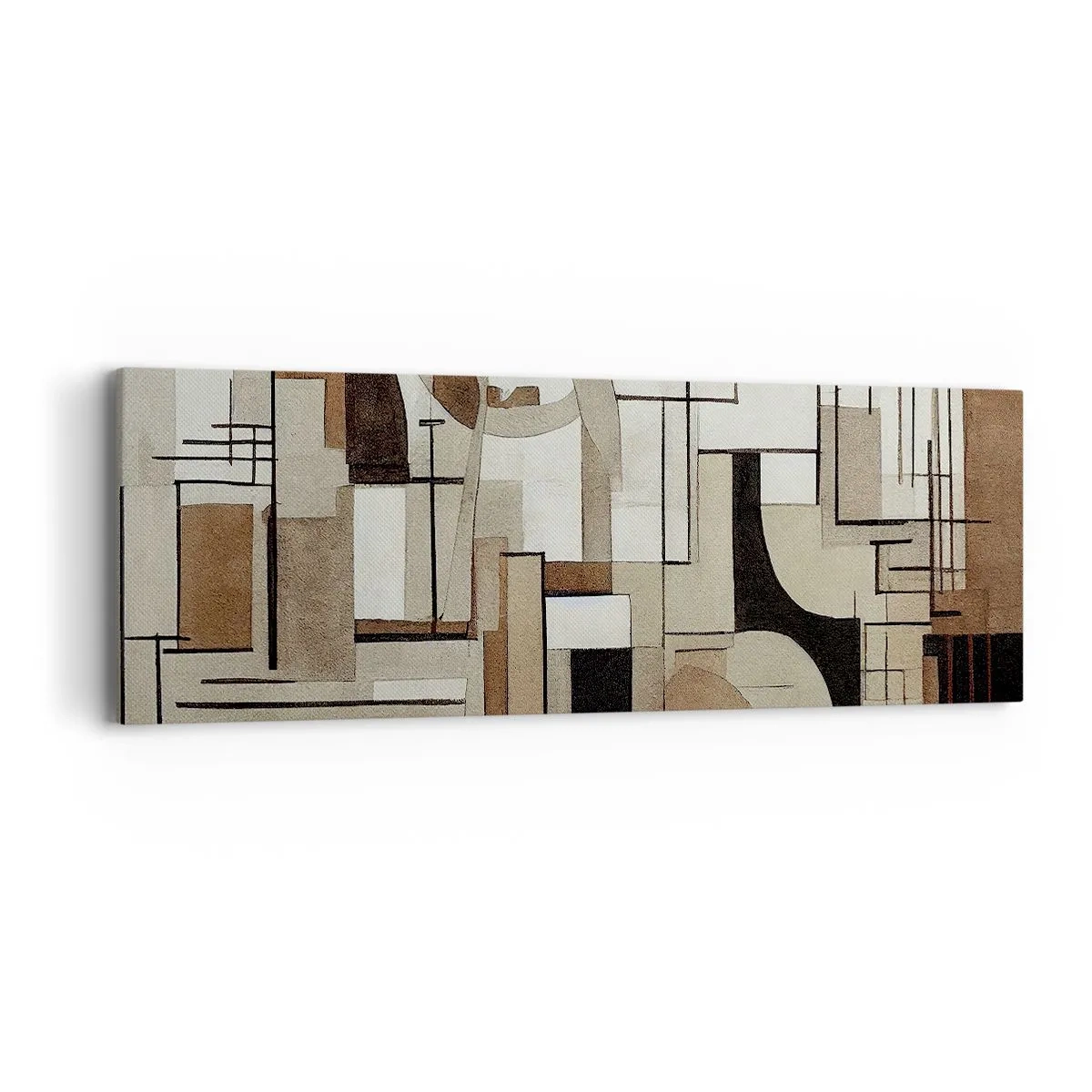 Obraz na plátně - Městská krajina 2.0 - 90x30 cm