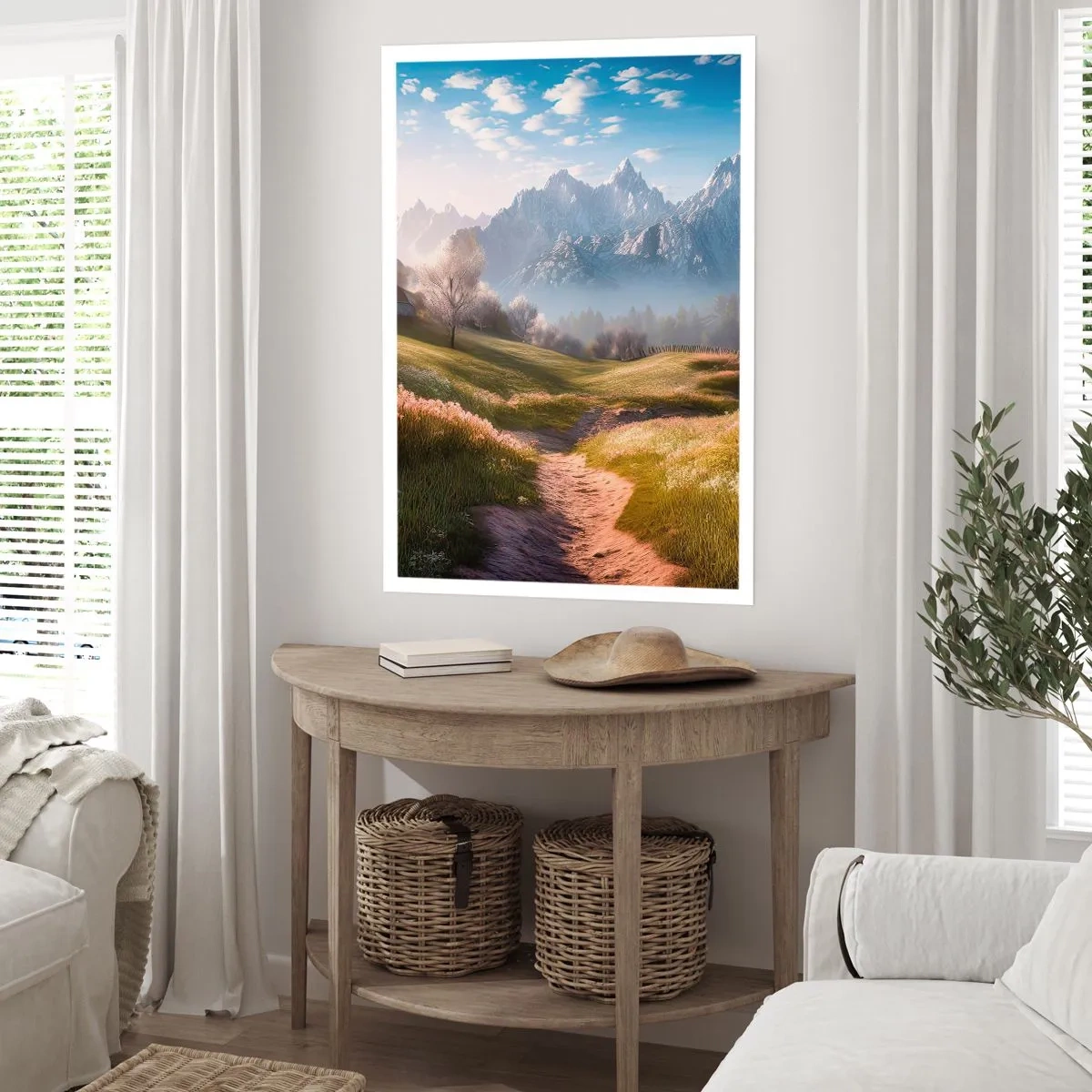 Plakát - Idylické údolí - 70x100 cm