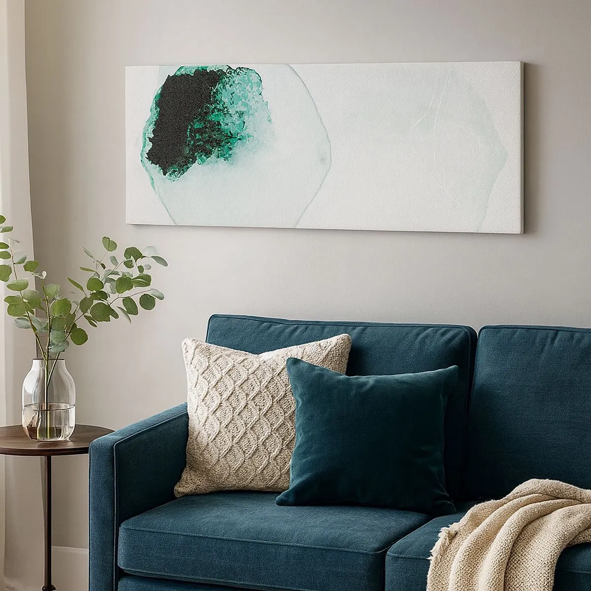 Obraz na plátně - V kapce vody - 100x40 cm