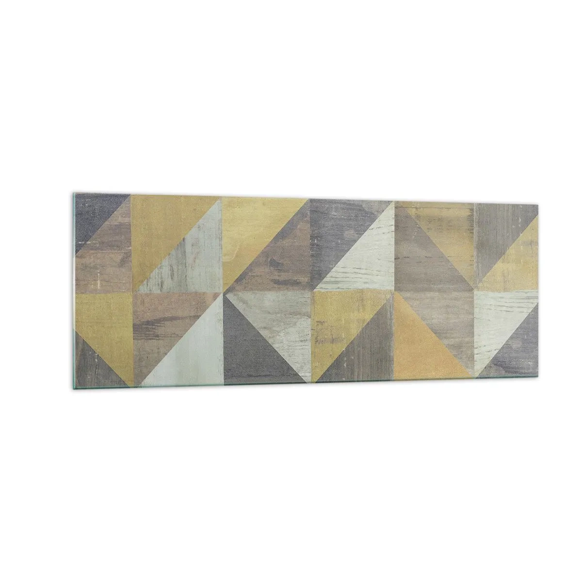 Obraz na skle - V úhlu trojúhelníku - 140x50 cm