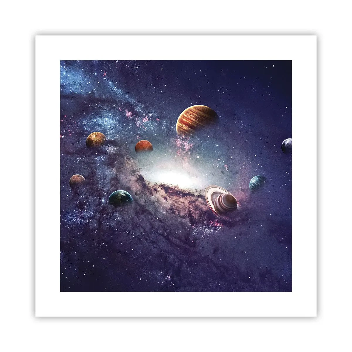 Plakát - Slunce a tanec - 40x40 cm