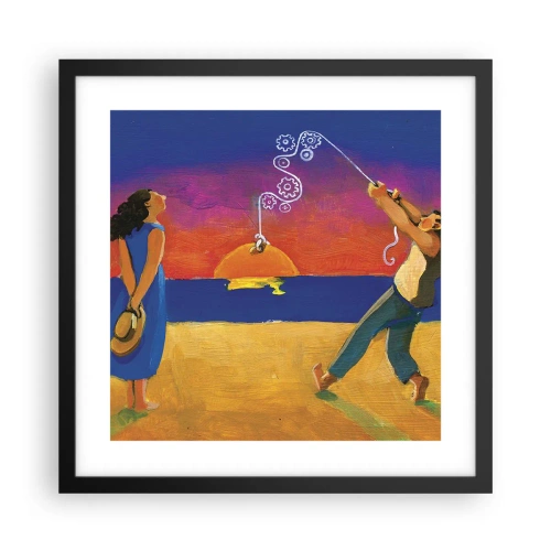 Plakát v černém rámu - Více než hvězda z nebe - 40x40 cm