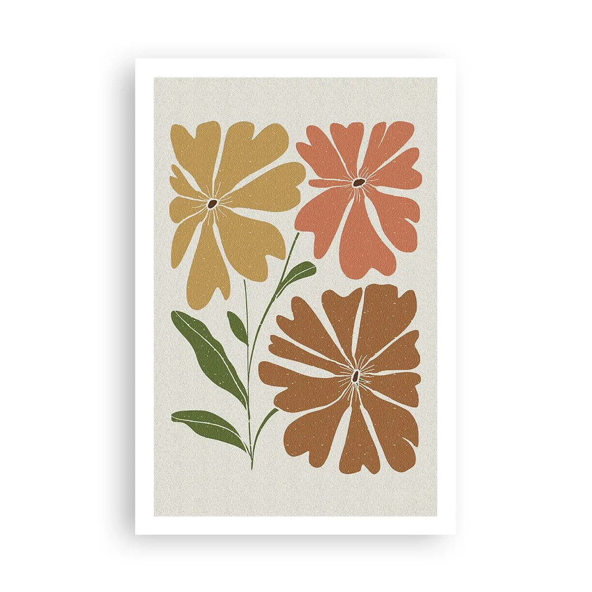 Plakát - Příroda a geometrie - 61x91 cm