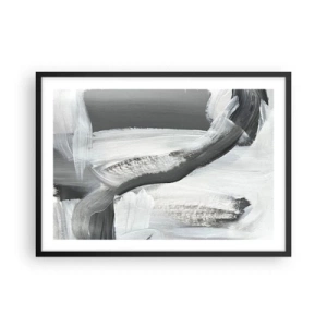 Plakát v černém rámu - Pevným pohybem - 70x50 cm