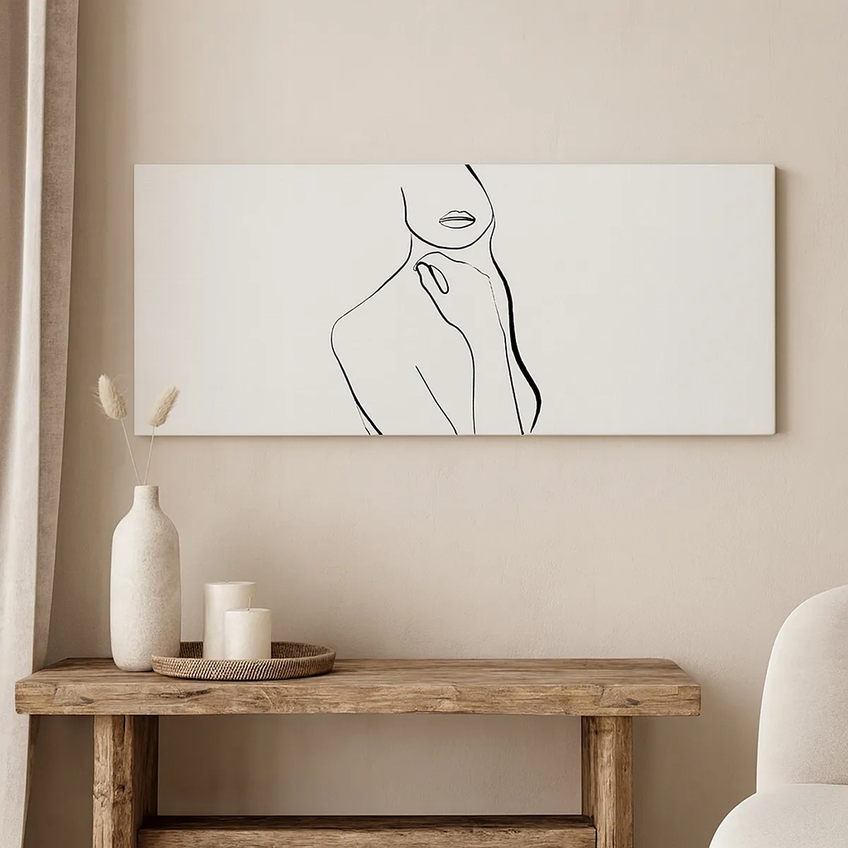 Obraz na plátně - Vlna melancholie - 30x30 cm