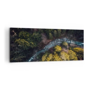 Obraz na plátně - Rychle, stále rychleji - 100x40 cm