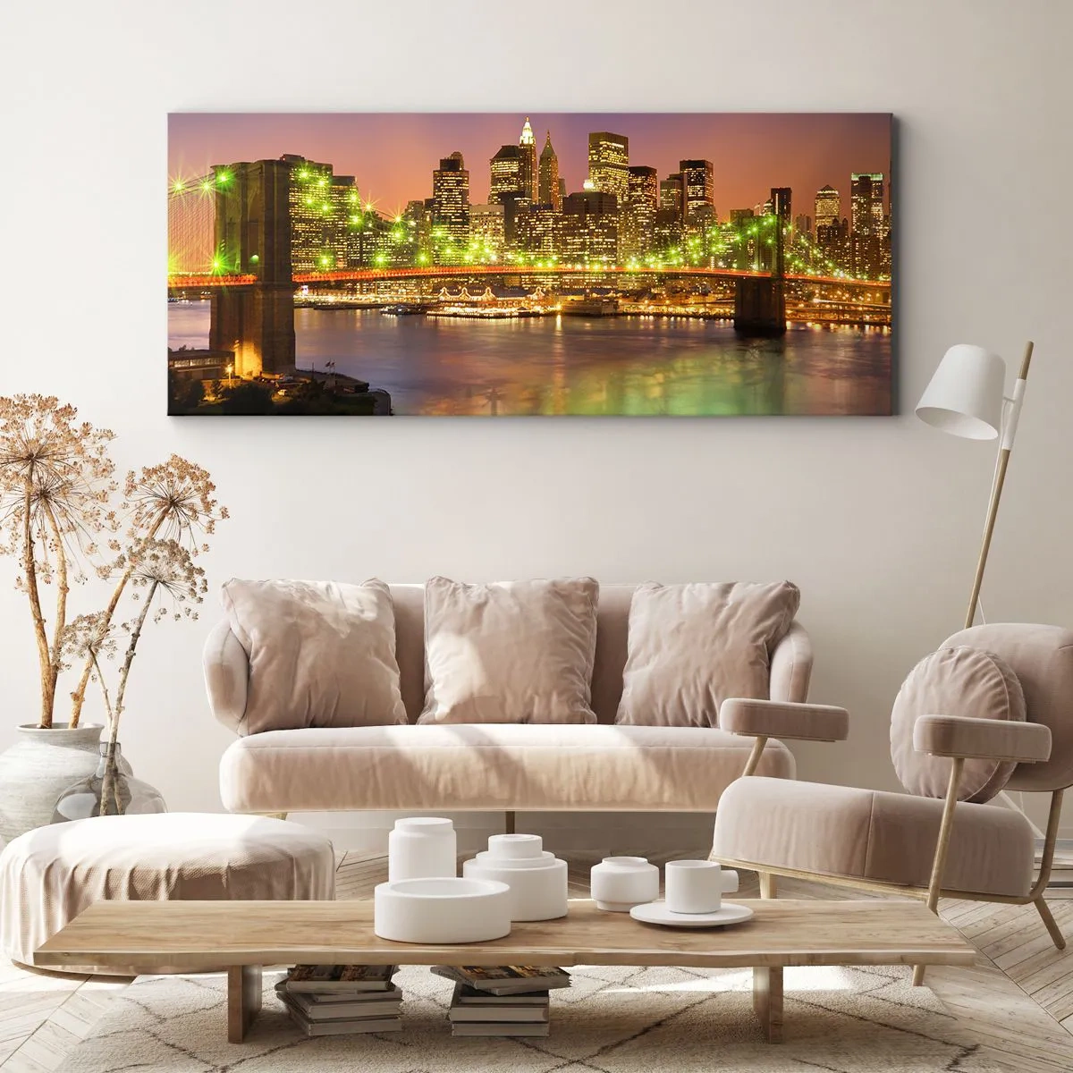 Obraz na plátně - Zde světlo nikdy nezhasne - 120x50 cm