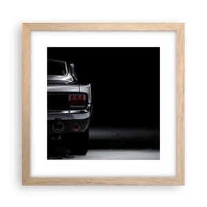 Plakát v rámu světlý dub - Kouzlo klasiky - 30x30 cm