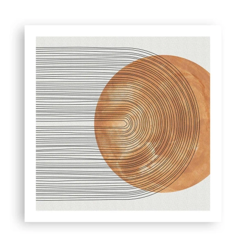 Plakát - Slunečná kompozice - 60x60 cm