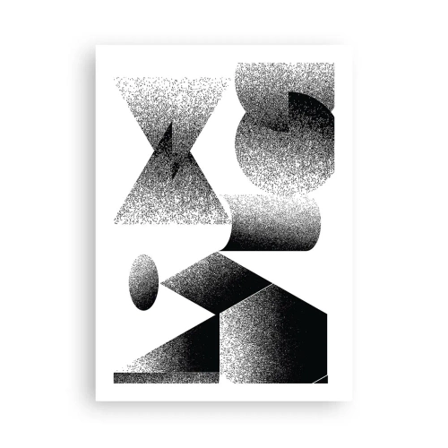 Plakát - Úhly a ovály - 50x70 cm