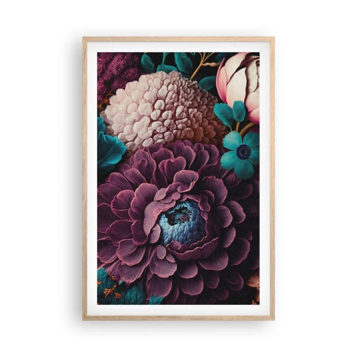 Plakát v rámu světlý dub - Úroda přírody - 61x91 cm