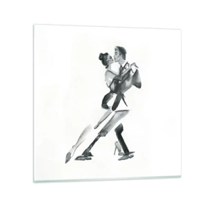 Obraz na skle - V jednom rytmu - 70x70 cm