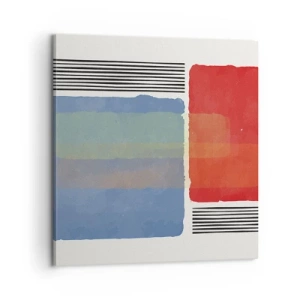 Obraz na plátně - Duch a písmeno geometrie - 60x60 cm