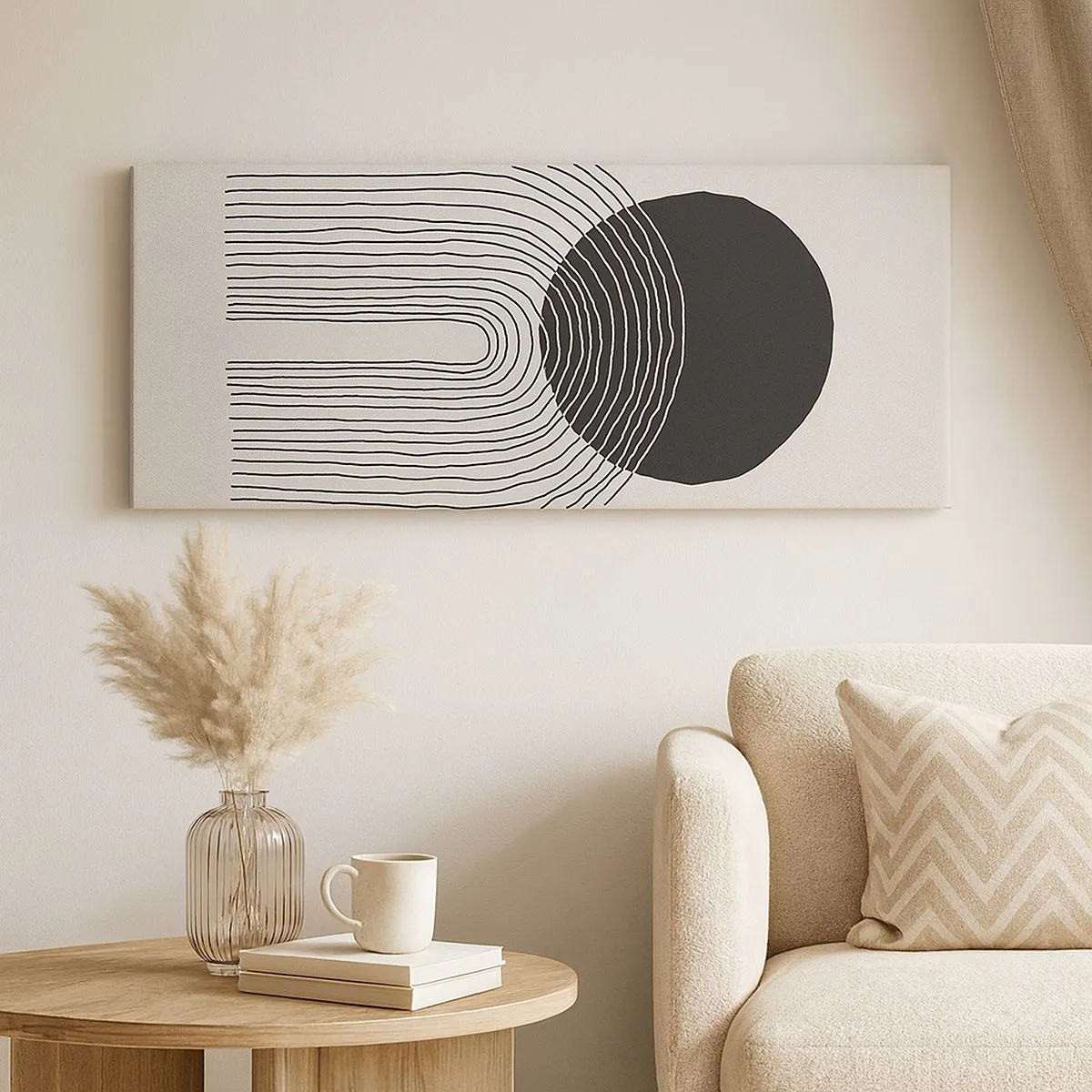 Obraz na plátně - Chvění a jistota - 100x40 cm