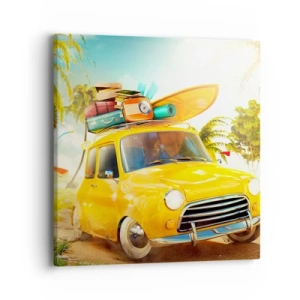 Obraz na plátně - Cesta pro více než jeden úsměv - 40x40 cm