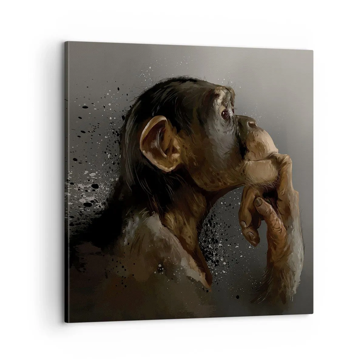 Obraz na plátně - Určitě myslitel - 60x60 cm