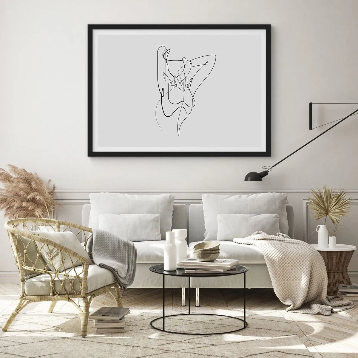 Plakát v černém rámu - Ty jsi záhada… - 70x50 cm
