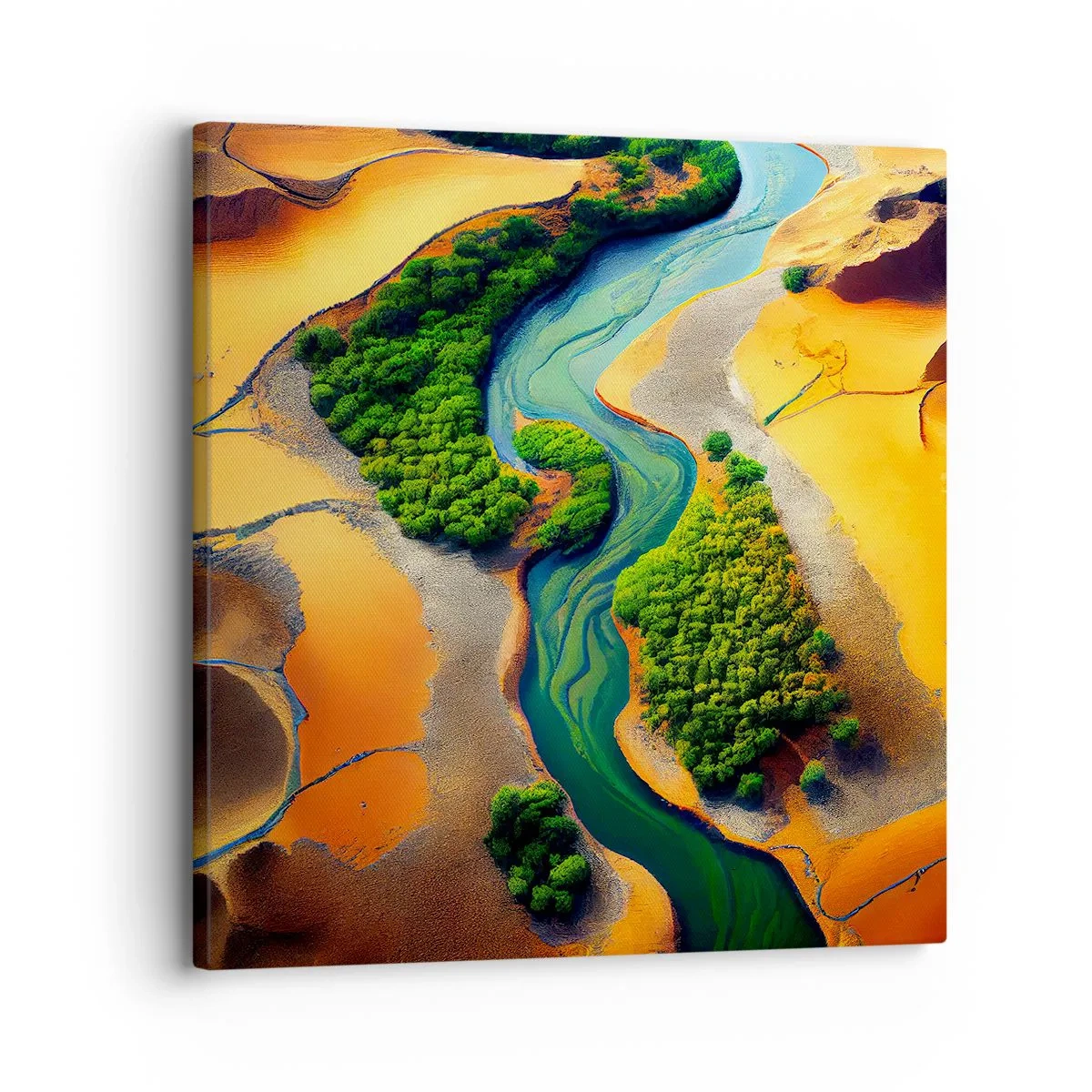 Obraz na plátně - Životodárná řeka - 30x30 cm